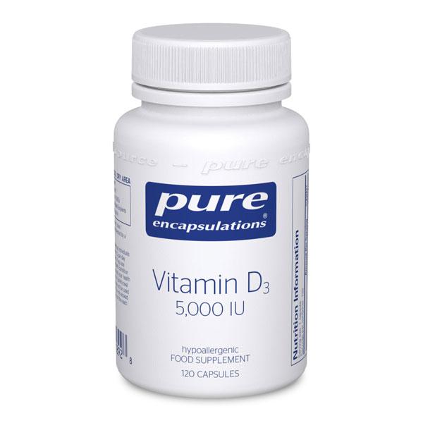 Pure Encapsulations Vitamin D3 5,000IU (120caps)