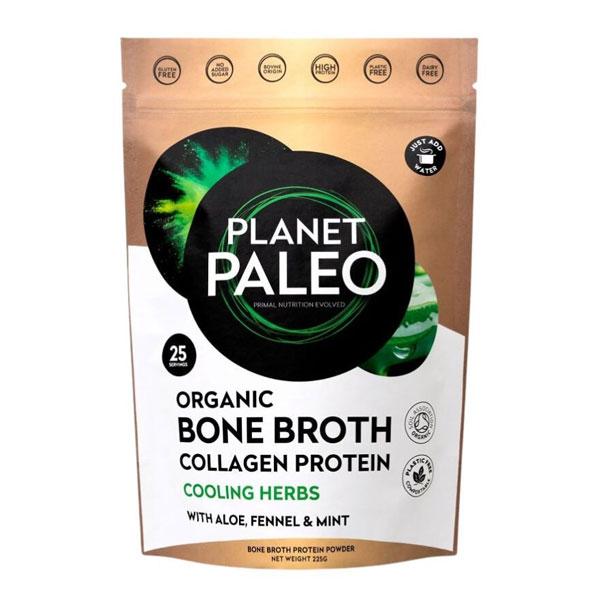 Planet Paleo Bone Broth Collagen Cooling Herbs (225g)