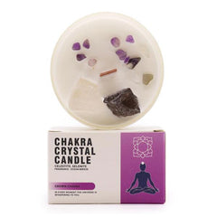 Chakra Crystal Candle - Crown Chakra