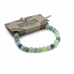 Manifestation Bracelet - Olive Jade