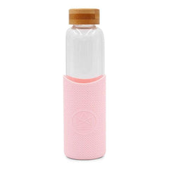 Reusable Glass Bottle - Pink Flamingo (550ml)