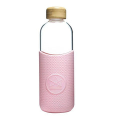 Reusable Glass Bottle - Pink Flamingo (1l)