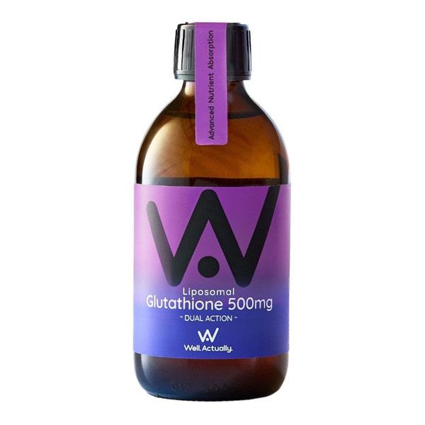 Well Actually Liposomal L-Glutathione 500mg (150ml) - Blueberry