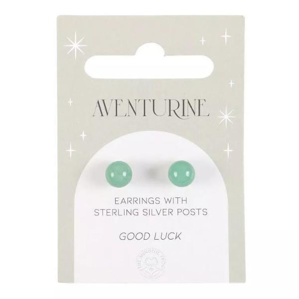 Crystal Earrings - Aventurine