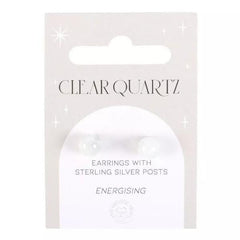 Crystal Earrings - Clear Quartz