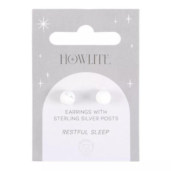 Crystal Earrings - Howlite