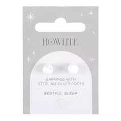 Crystal Earrings - Howlite