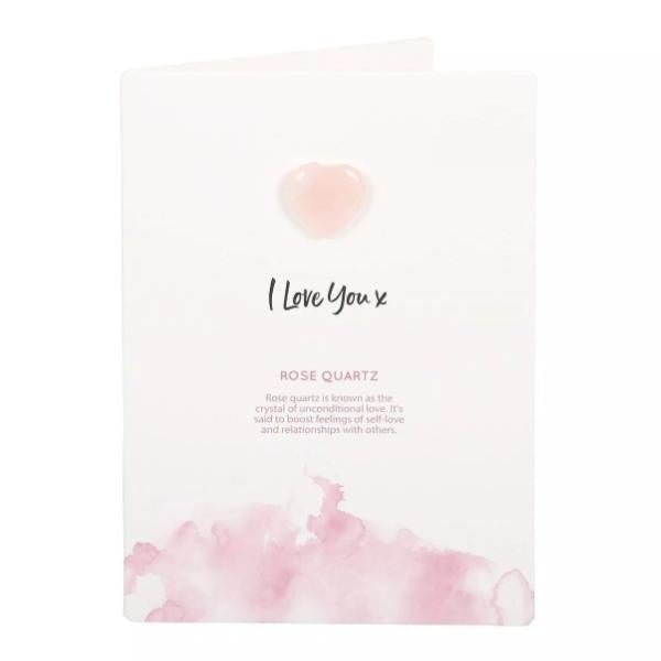 Greeting Card - Rose Quartz