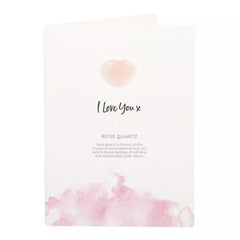 Greeting Card - Rose Quartz