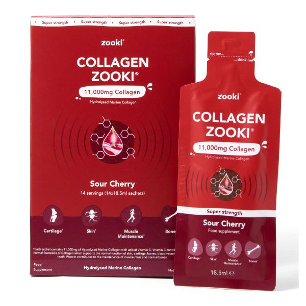Zooki Marine Collagen 11000mg - Sour Cherry (14 sach)