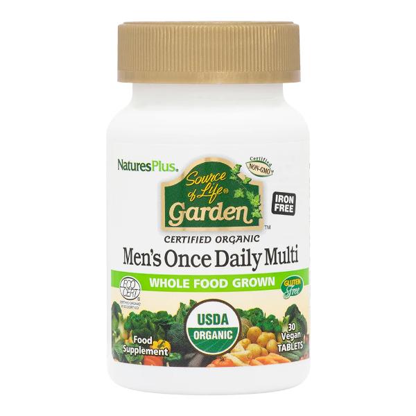 Nature's Plus Organic Men's Daily Multi (30caps)