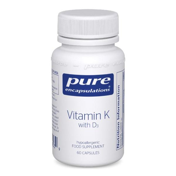 Pure Encapsulations Vitamin K with D3 (60caps)