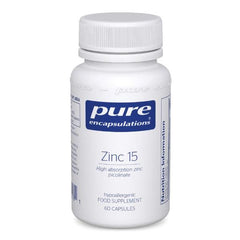 Pure Encapsulations Zinc 15 (60caps)