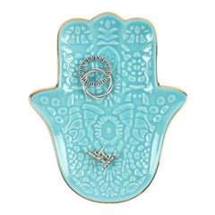 Turquoise Hamsa Dish