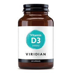 Viridian Vitamin D3 (Vegan) 2000iu (60caps)