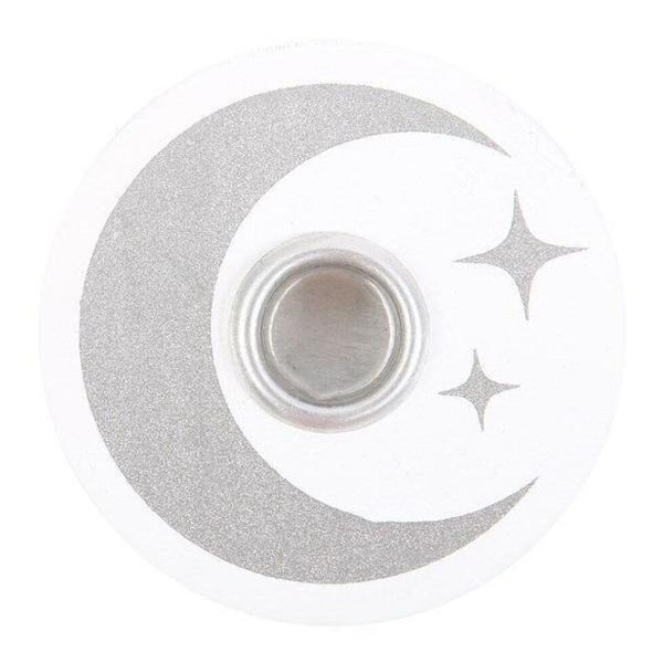 White Moon Spell Candle Holder
