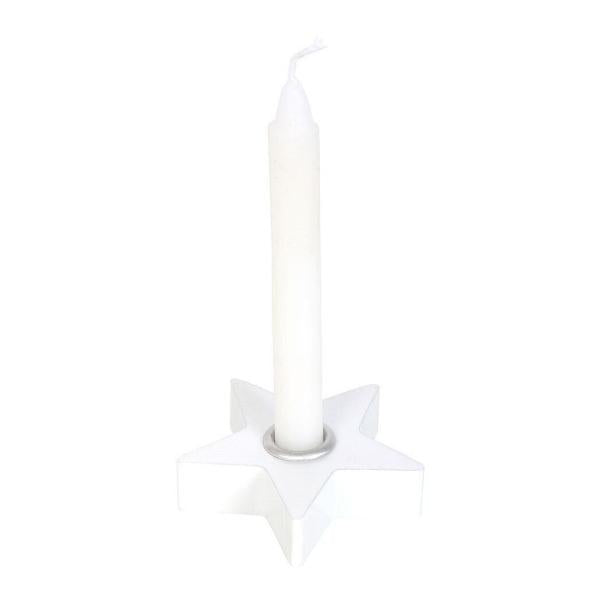 White Star Spell Candle Holder