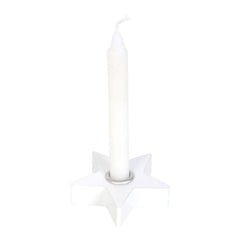 White Star Spell Candle Holder