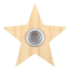 Wooden Star Spell Candle Holder