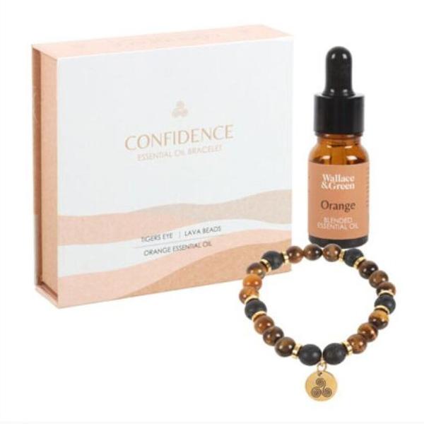 Confidence Tiger's Eye Essential Oil Bracelet