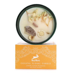 Crystal Flower Candle - The Lion