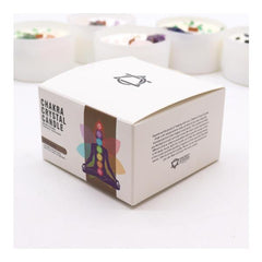 Chakra Crystal Candle - Seven Chakras