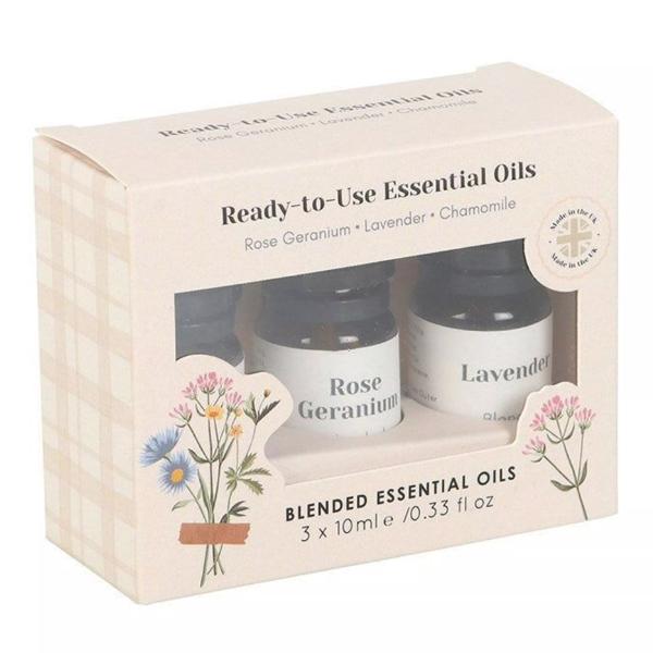 Floral Blended Essential Oils (Set of 3)