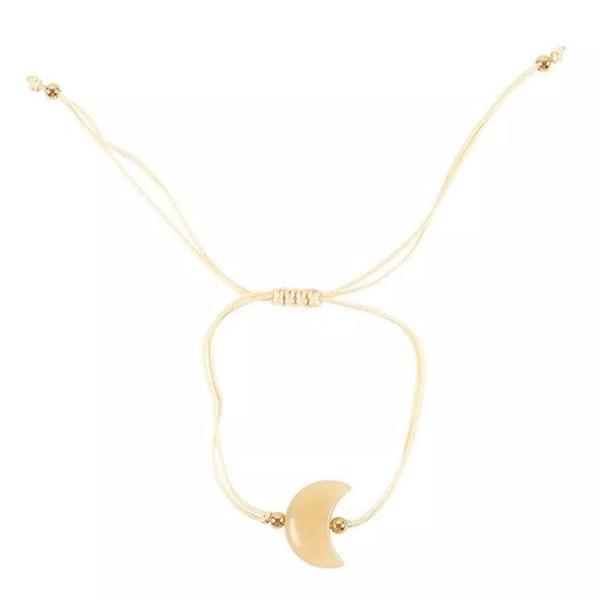 Be Brave Jade Moon Bracelet