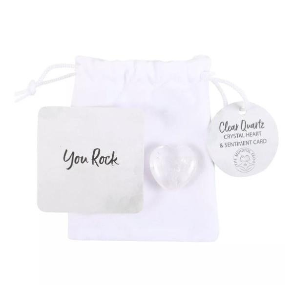 Small Heart - Clear Quartz