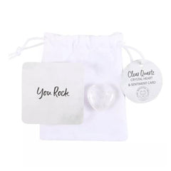 Small Heart - Clear Quartz