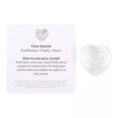 Small Heart - Clear Quartz