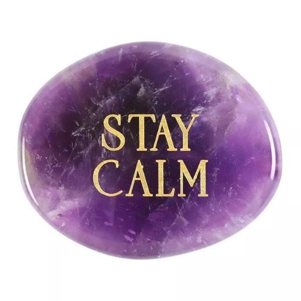 Palm Stone - Stay Calm