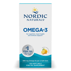 Omega-3, 690mg - Lemon (120softgels)