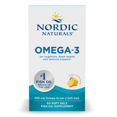 Omega-3, 690mg - Lemon (60softgels)