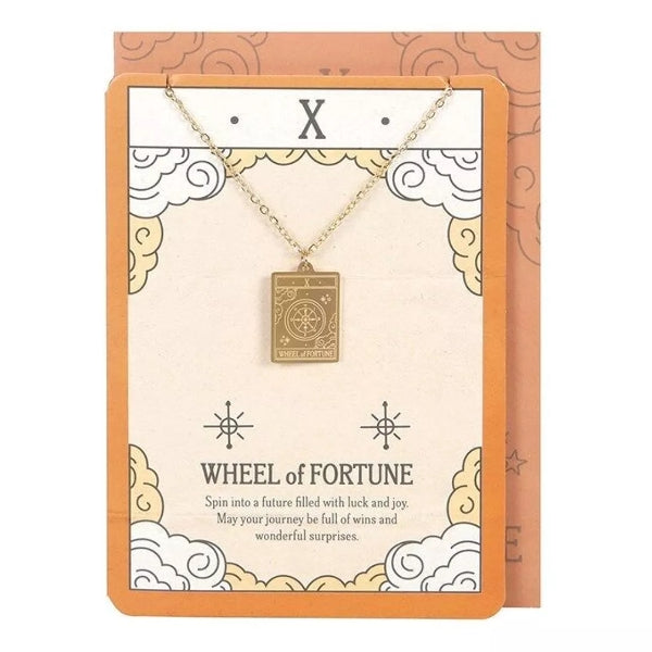 Tarot Necklace - The Wheel of Fortune