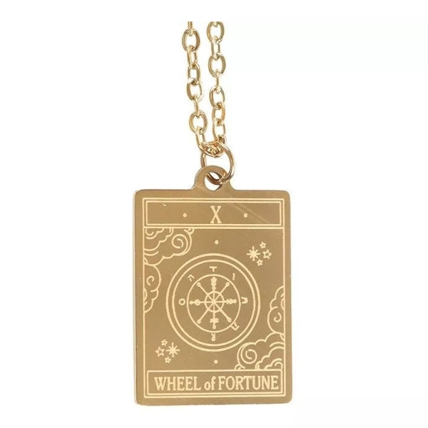 Tarot Necklace - The Wheel of Fortune