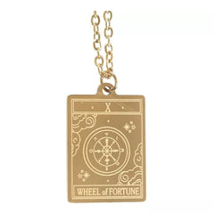 Tarot Necklace - The Wheel of Fortune