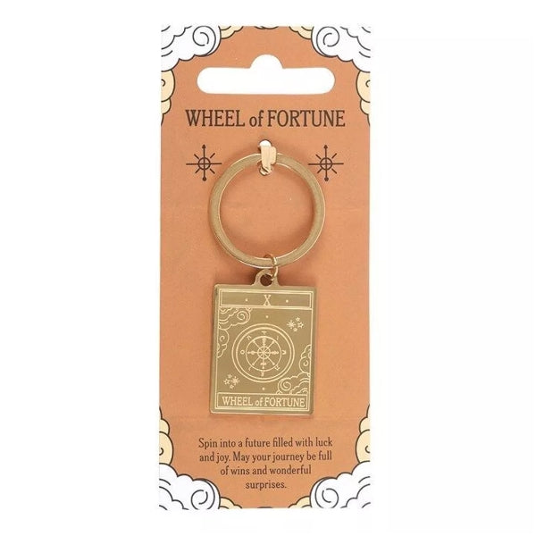 Tarot Keyring - The Wheel of Fortune