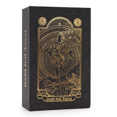 Gold Foil Tarot Set with Book