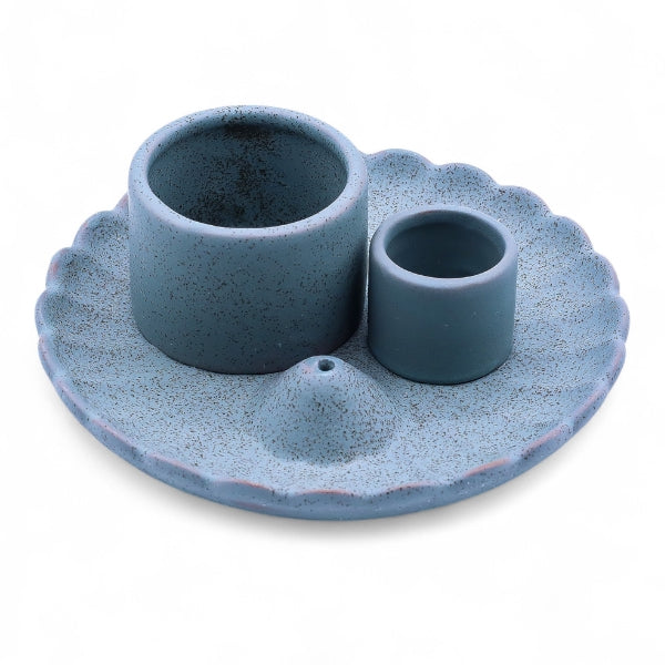 Palo Santo Stick & Smudge Holder - Blue