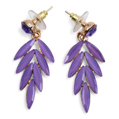 Fairies Glass Earrings - Lavender