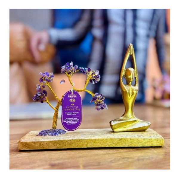 Yoga Garden Tree - Amethyst (100 Stones)