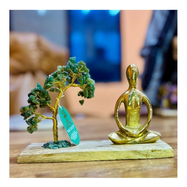Yoga Garden Tree - Green Aventurine (100 Stones)