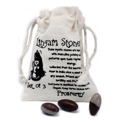 One Inch Lingam Stones - 3 Stones