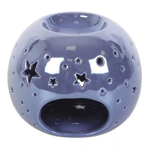 Purple Iridescent Star Oil Burner