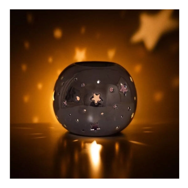 Purple Iridescent Star Oil Burner