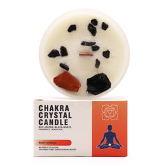 Chakra Crystal Candle - Root Chakra