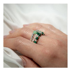 Gemstone Ring Set - Forest Spirit