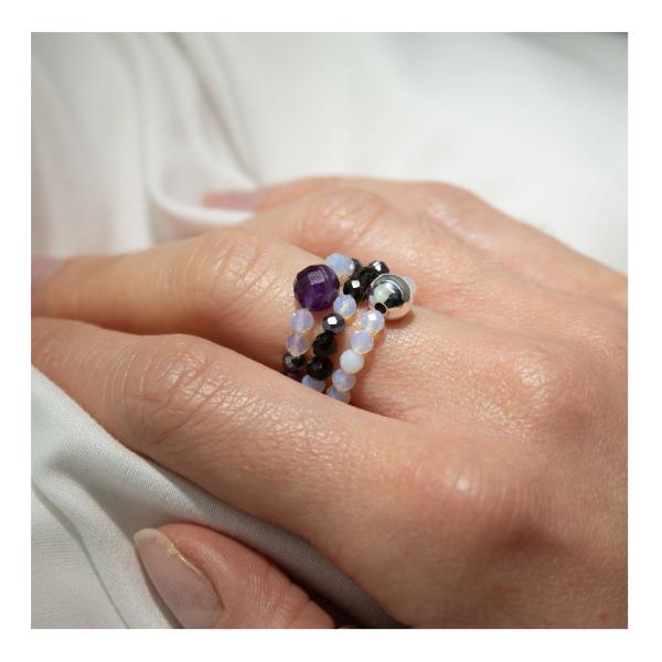 Gemstone Ring Set - Full Moon