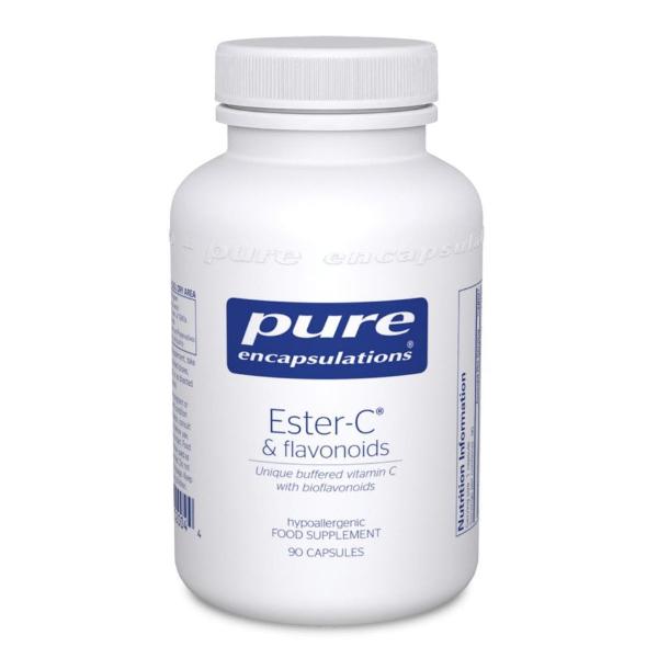 Pure Encapsulations Ester C & Flavonoids (90caps)